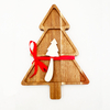 Christmas Tree Cheese Board with Knife