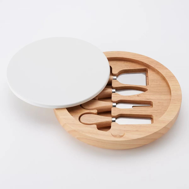 Smart Round Cheese Board Set