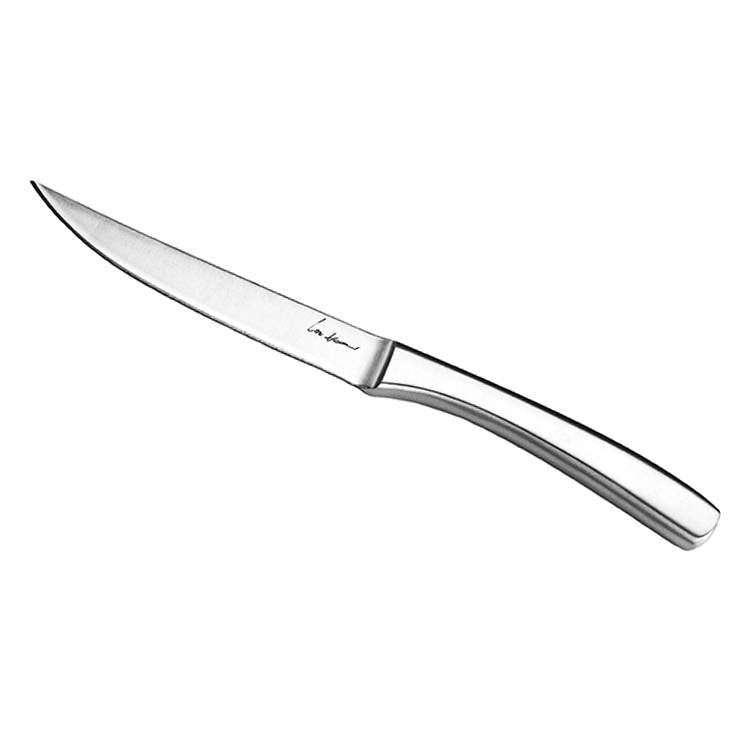 Solid Handle Steel Steak Knife
