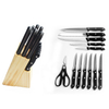 12pcs Full Steel Kitchen Knives Set