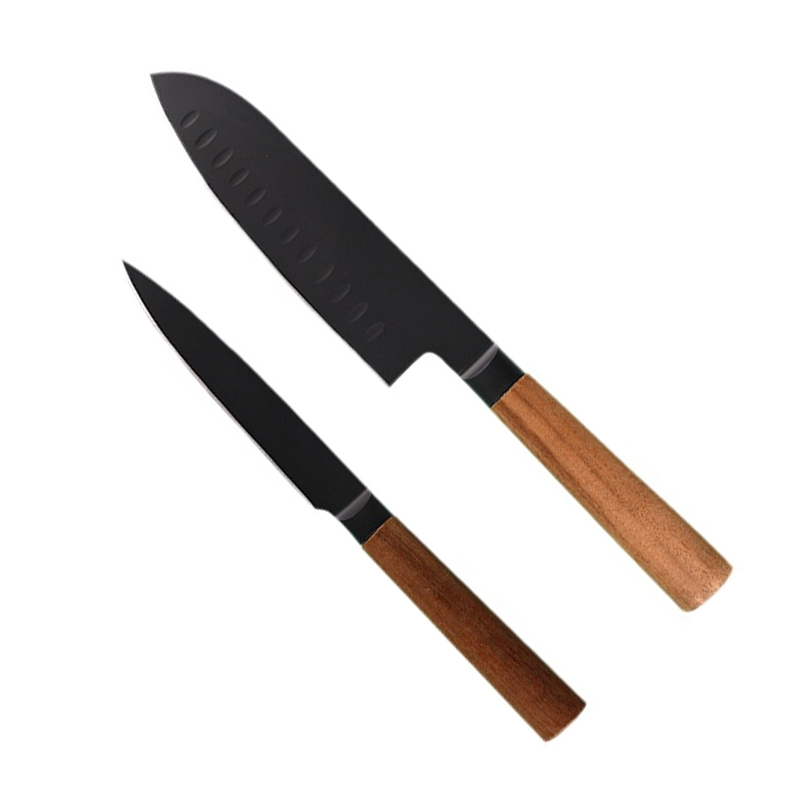 Black Blade Coating Kitchen Knife Set