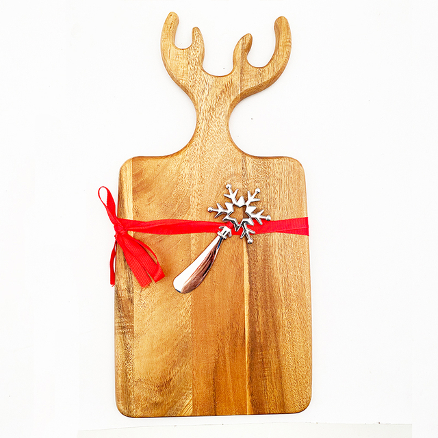 Antler Cheese Board with Butter Knife