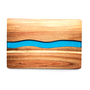 Natural Acacia Wood Cutting Board with Resin