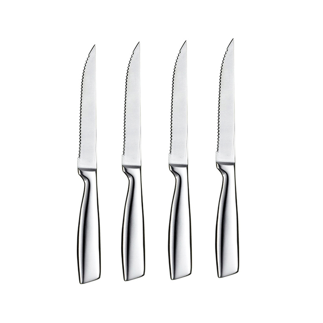 Hollow Handle Steak Knives Set Matte Polish