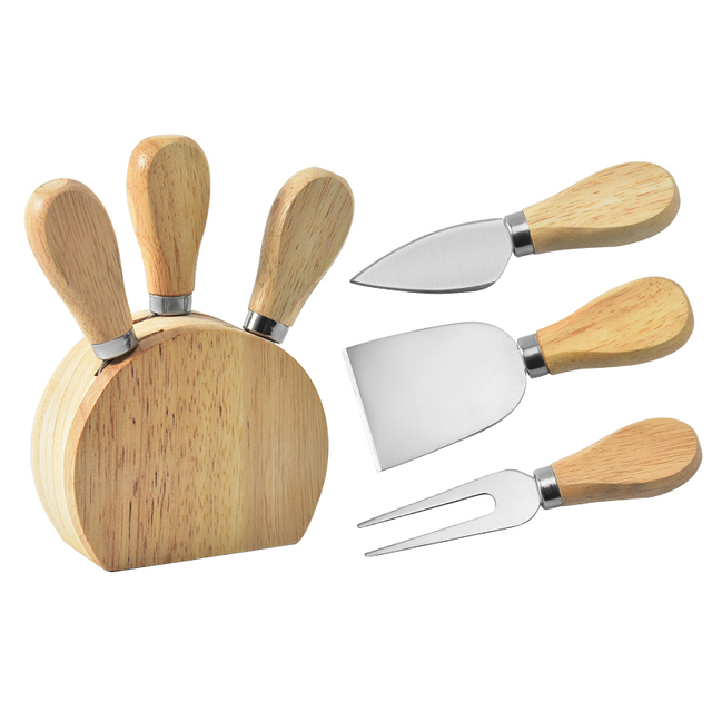 3pcs Cheese Knife with Stand