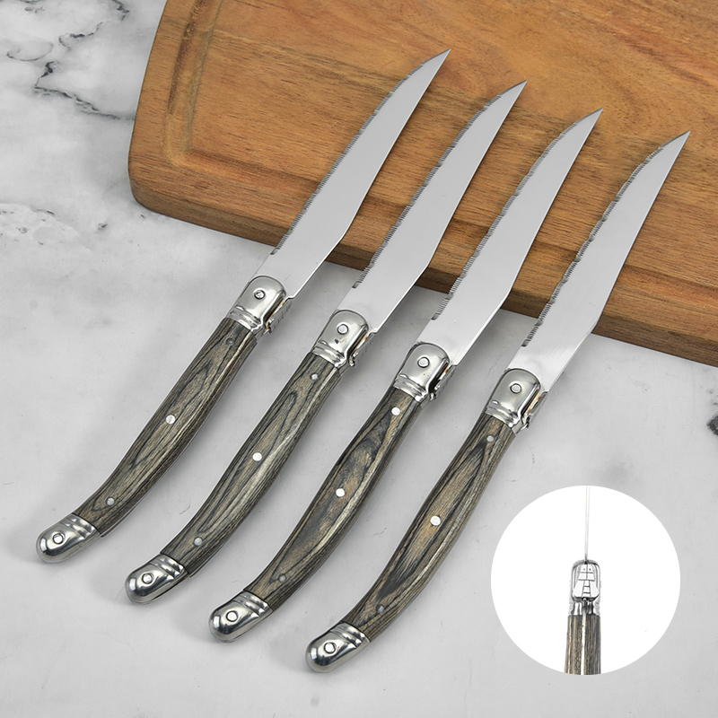 High Quality Steak Knives Set With Wood Handle