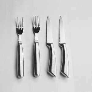 Full Steel Steak Knife And Fork