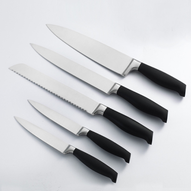 TPR Handle Kitchen Knife Set