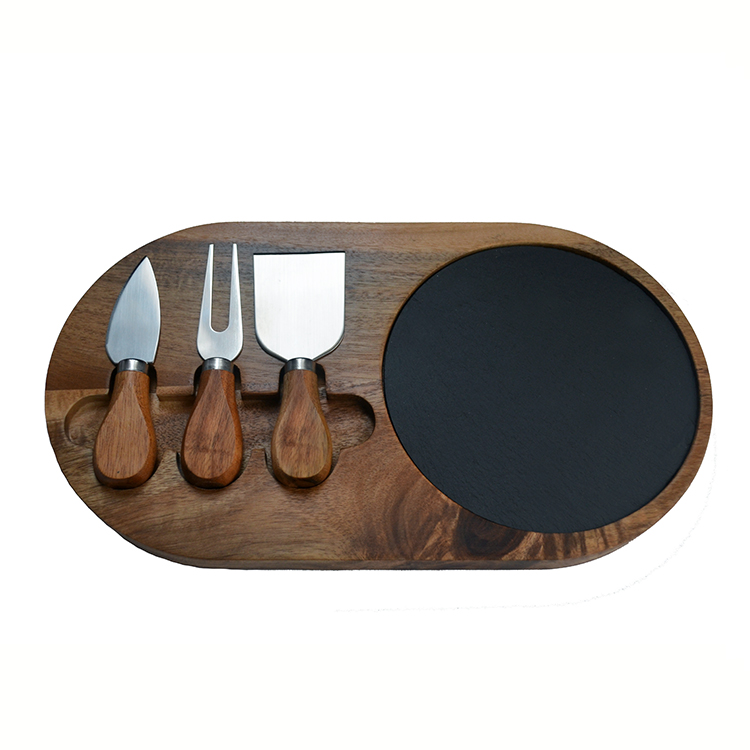Promotion Slate Cheese Board with Knives