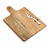 Acacia Wood Cheese Board With Cheese Knife