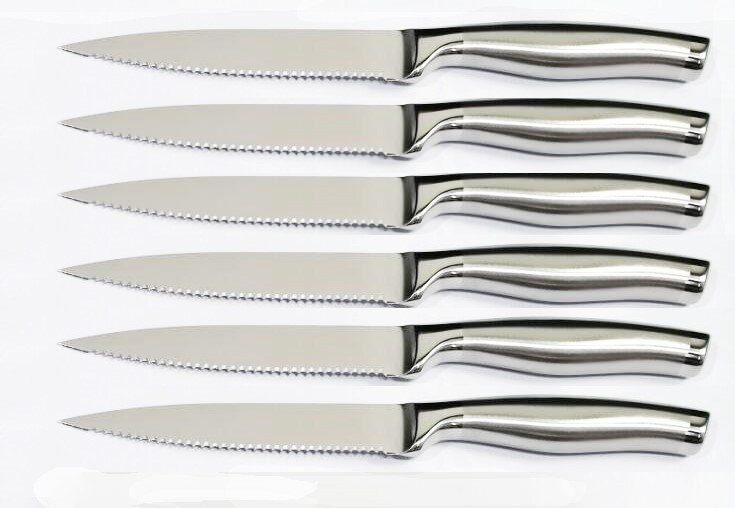 Steel Hollow Handle Steak Knife