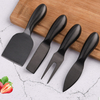 4pcs Black Cheese Knife Set