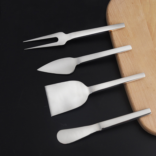 4pcs Mirror Polish Cheese Tools