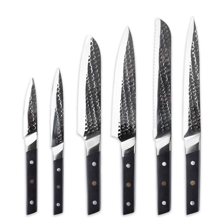 6PCS Kitchen Knives Set ABS Handle
