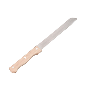 Bread Knife with Rubber Wood Handle