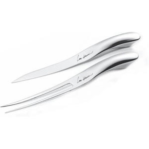Full Stainless Steel Carving Knife And Fork Set