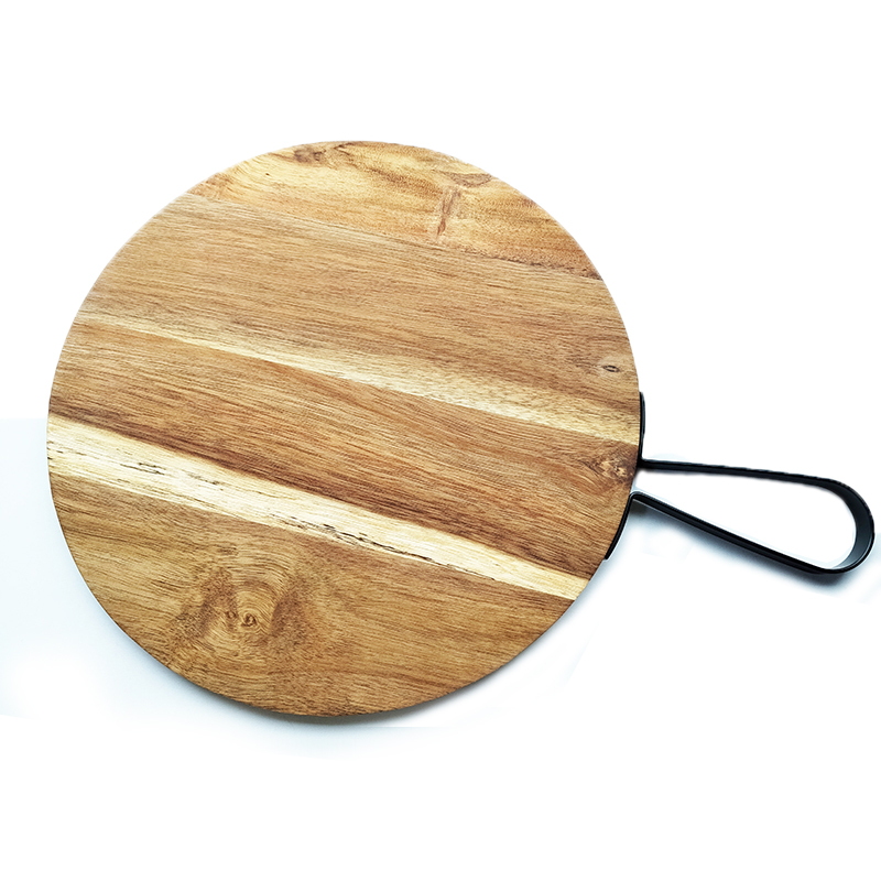 Round Cheese Board with Handle