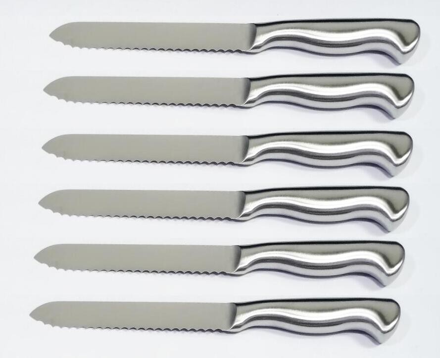 6Pcs Matt Polish Steak Knife Set