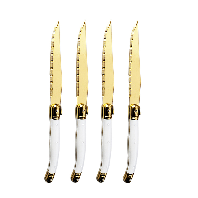 Plastic Gold Steak Knife