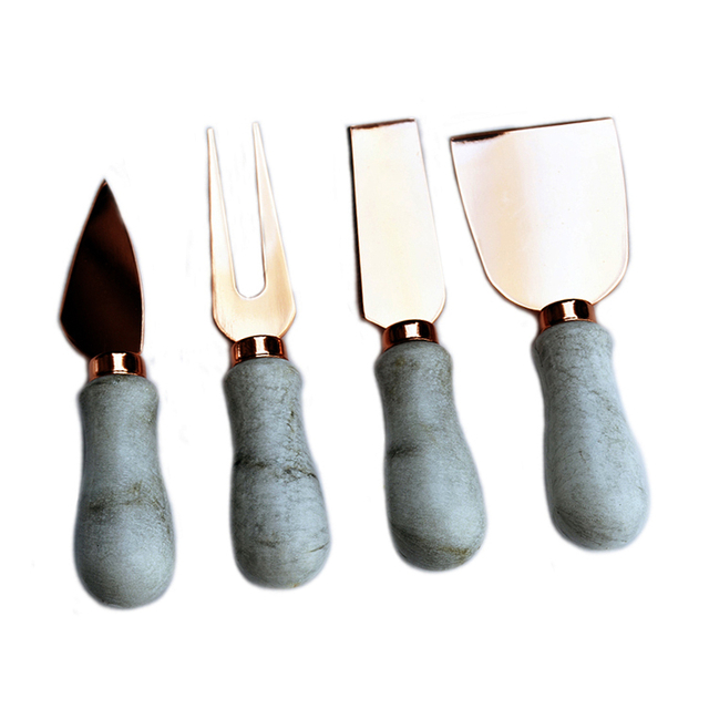 PVD Rose Gold Cheese Tools Set