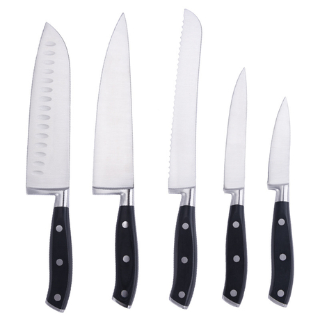 5pcs Kitchen Knives Set ABS Handle