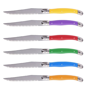 High Quality Serrated Knife Plastic Handle