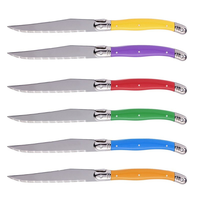 High Quality Serrated Knife Plastic Handle