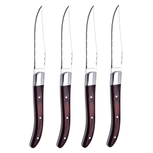 Pakka Wood Steak Knife Mirror Finish