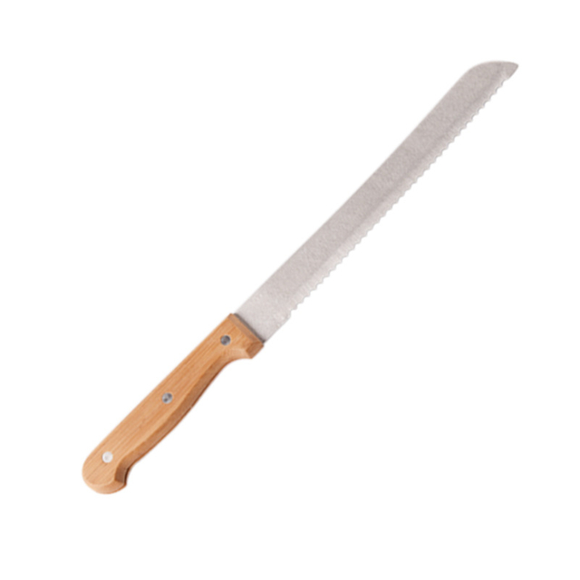 Bamboo Handle Bread Knife