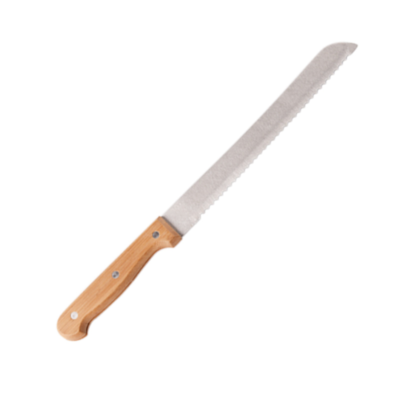 Bamboo Handle Bread Knife