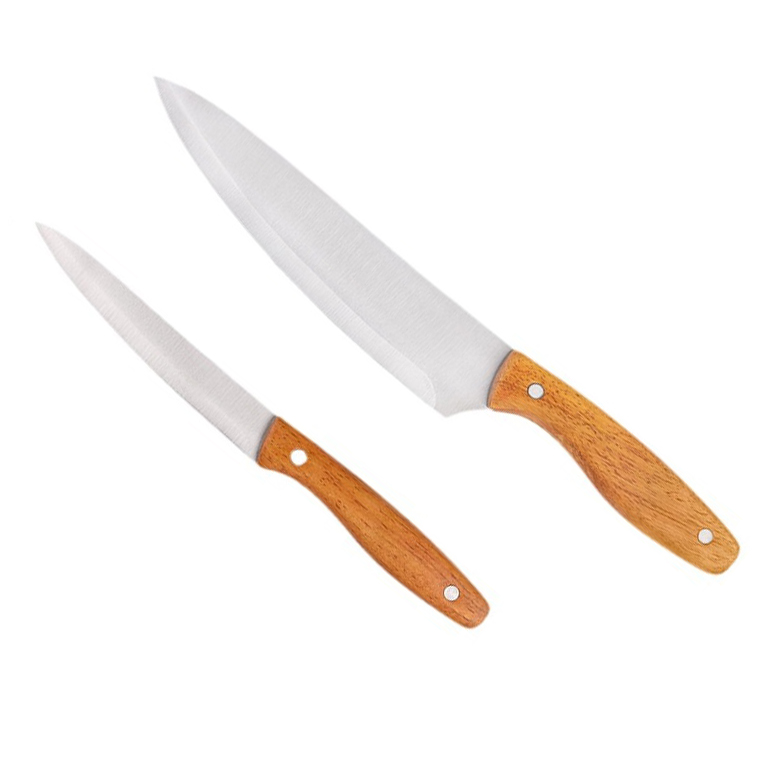 Wooden Handle Kitchen Knives