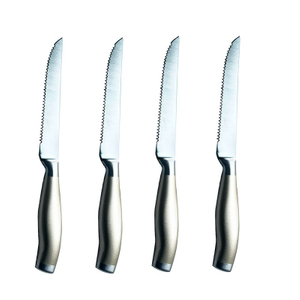Hollow Handle Gold Steak Knife