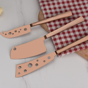 Rose Gold Cheese Knife Set