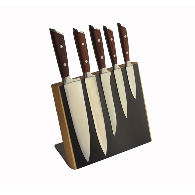 Professional Wood Handle Kitchen Knives Set