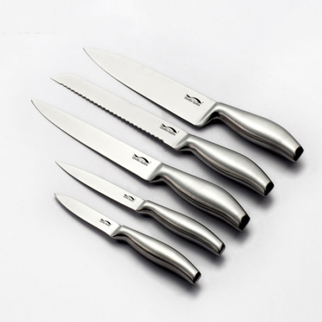 Stainless Steel Kitchen Knives Set 5 Piece