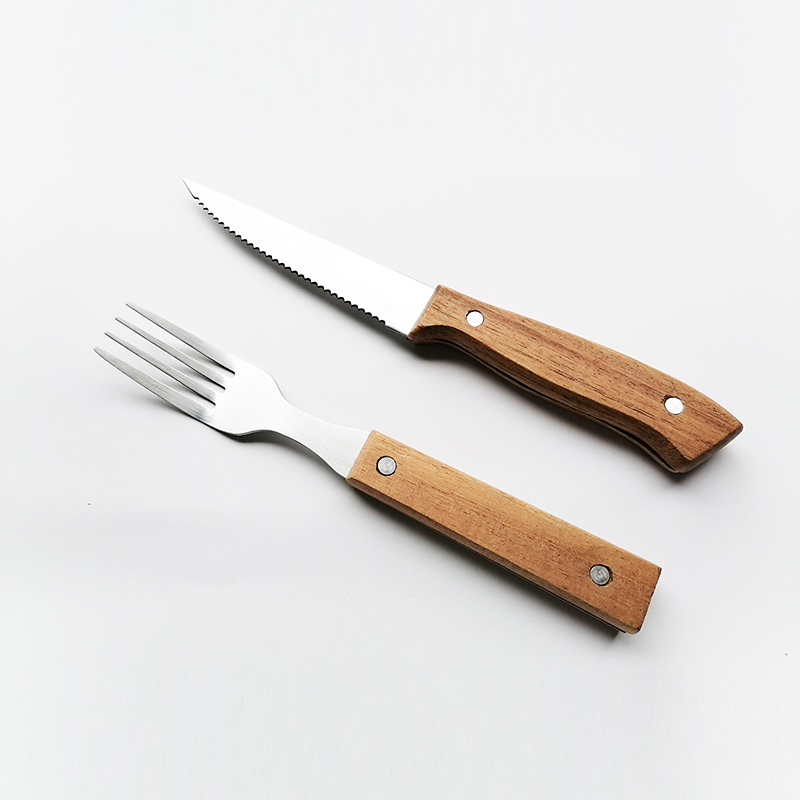 Full Tang Steak Knife And Fork Set