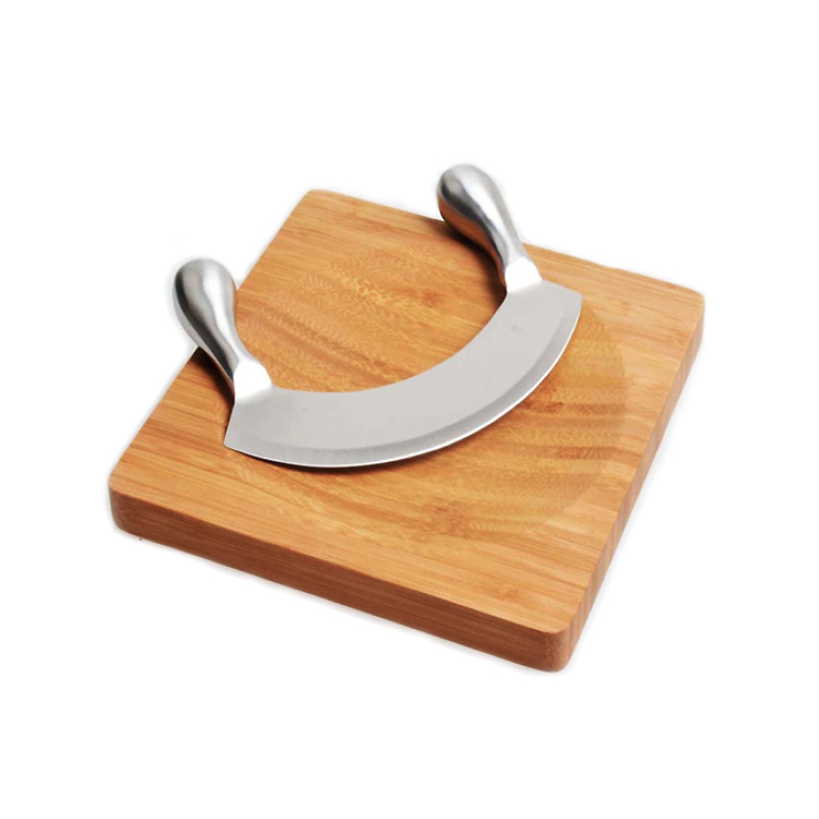 Bamboo Cheese Board Set
