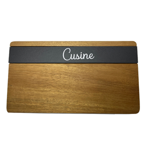 Acacia Chopping Board with Slate