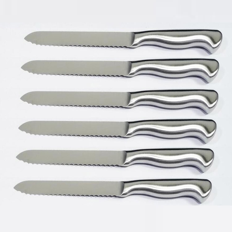 6Pcs Matt Polish Steak Knife Set