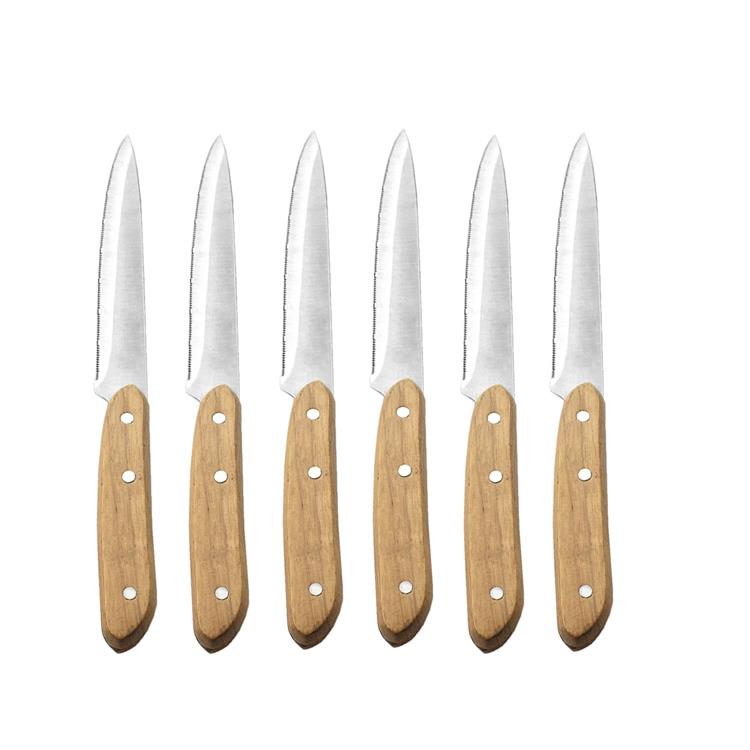 Acacia Handle Steak Knife Set