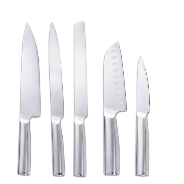 Full Stainless Steel Kitchen Knives