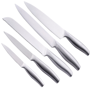 Matt Polish Kitchen Knives Set Hollow Handle