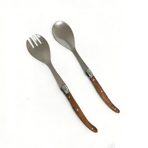 Wood Handle Salad Server