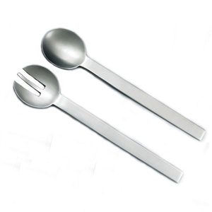 Solid Handle Salad Server Set