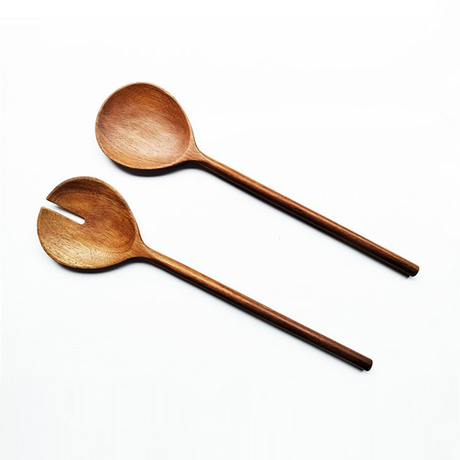 Acacia Wood Salad Server Set